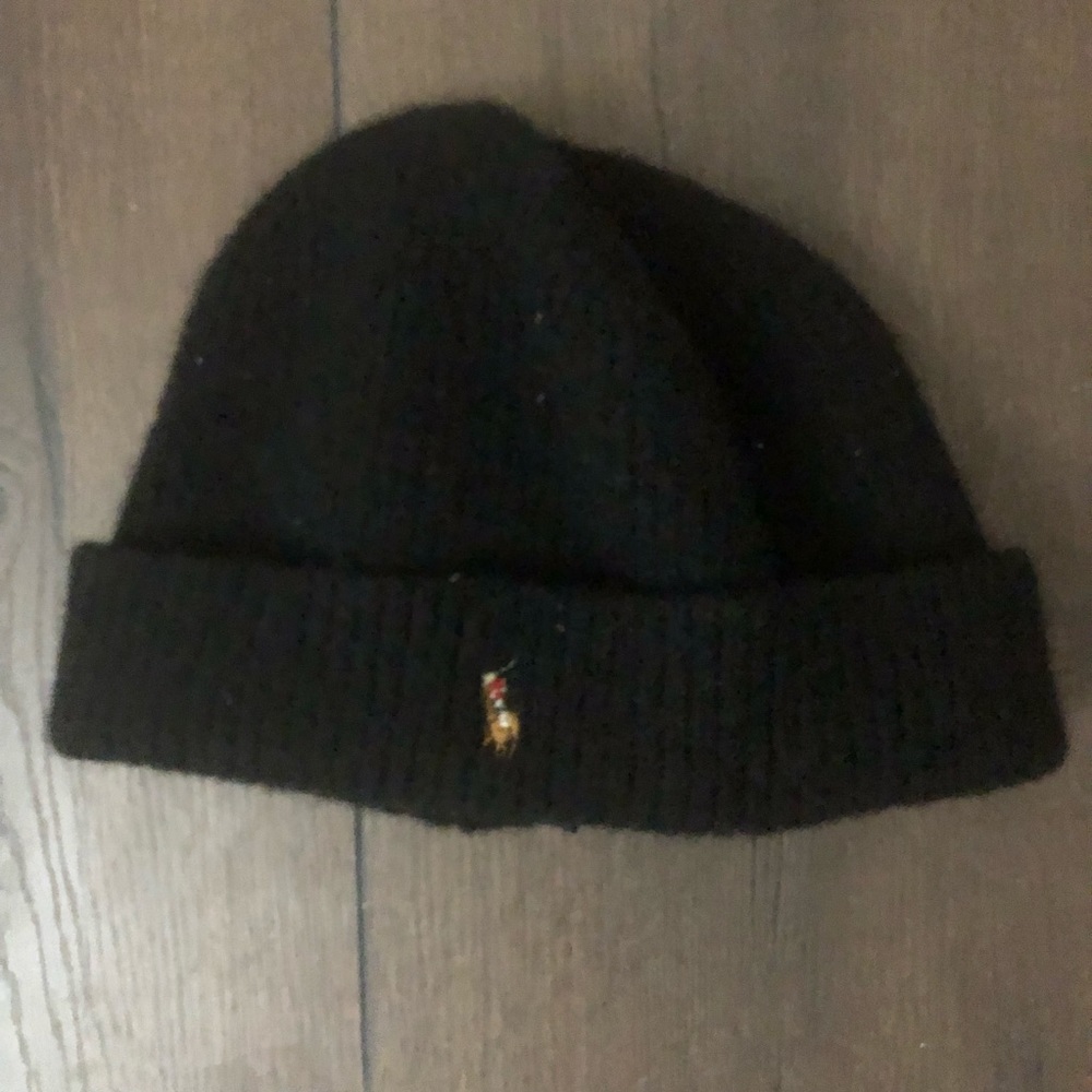 Polo Ralph Lauren Wool Beanie in Black